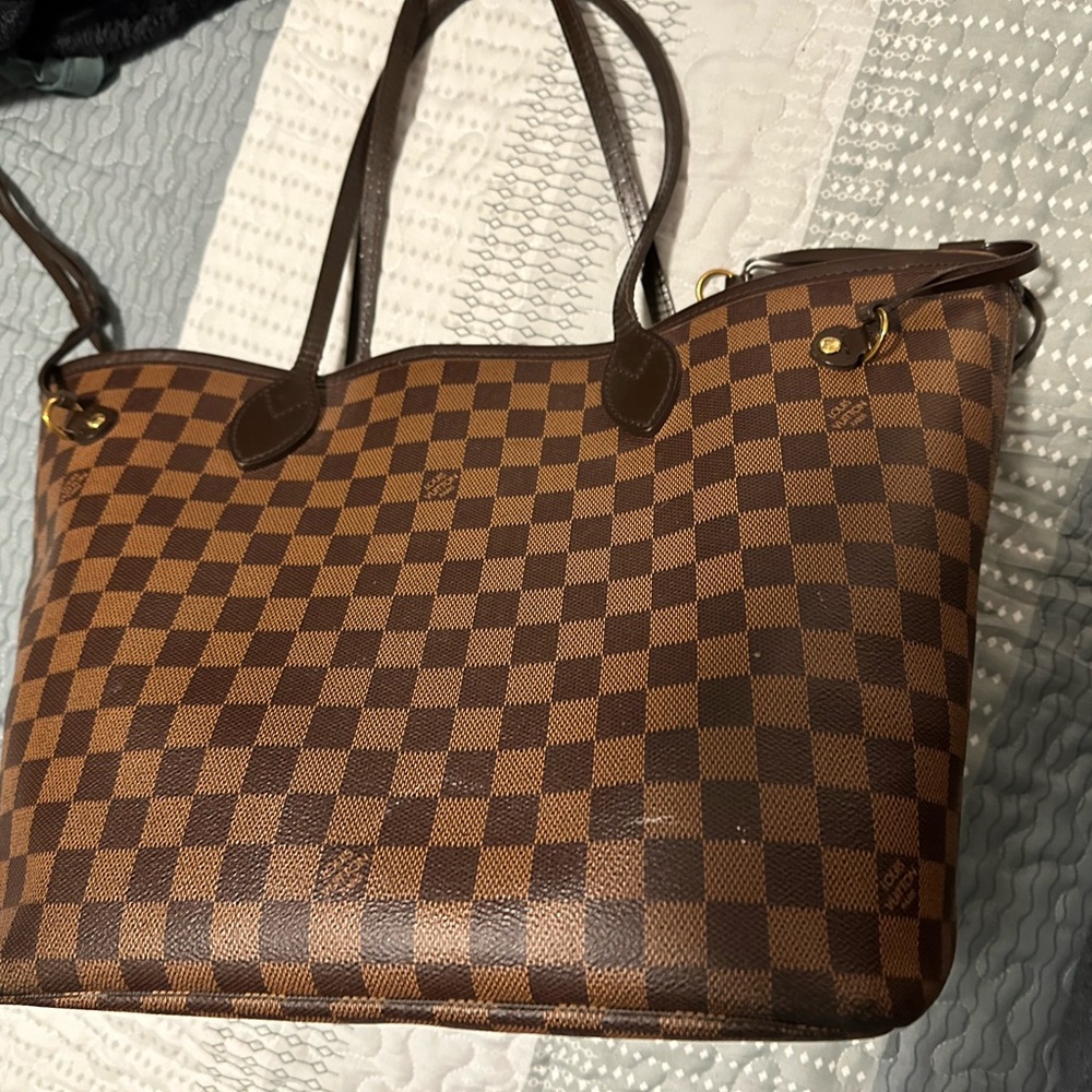 Louis Vuitton Brown Checkered Tote